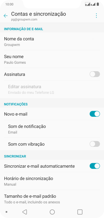 Pressione o indicador ao lado de Pressione o indicador ao lado de
