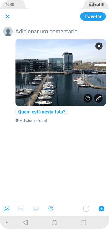 Pressione o campo de escrever, e digite o texto desejado. Pressione o campo de escrever, e digite o texto desejado.