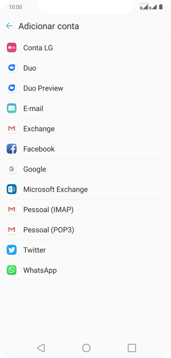 Pressione E-mail. Pressione E-mail.