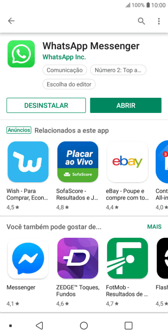 Pressione a tecla de início para voltar à tela inicial. Pressione a tecla de início para voltar à tela inicial.