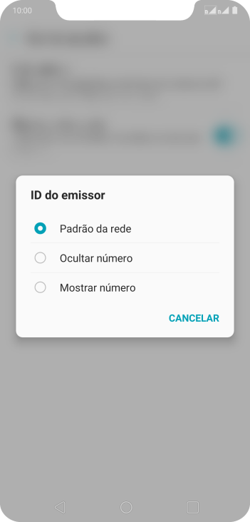 Pressione Mostrar número para ativar a identificação do seu número. Pressione Mostrar número para ativar a identificação do seu número.