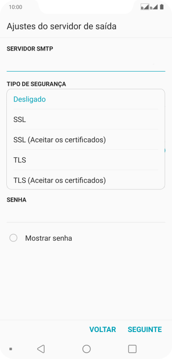 Pressione Desligado para desativar a função. Pressione Desligado para desativar a função.