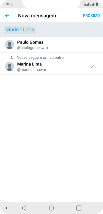 Pressione PRÓXIMO. Pressione PRÓXIMO.