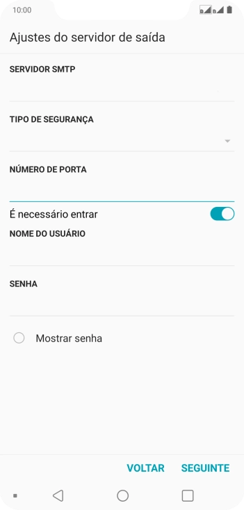 Pressione o indicador ao lado de Pressione o indicador ao lado de