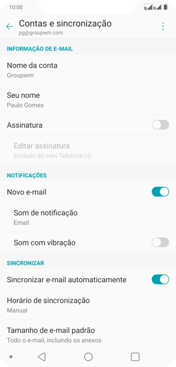 Pressione o indicador ao lado de Pressione o indicador ao lado de