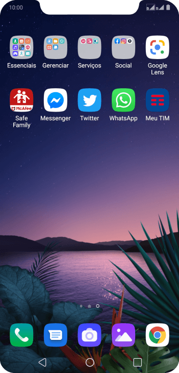 Pressione WhatsApp. Pressione WhatsApp.