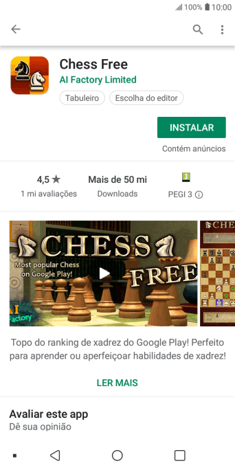 Pressione INSTALAR, e siga as indicações da tela para instalar o app. Pressione INSTALAR, e siga as indicações da tela para instalar o app.