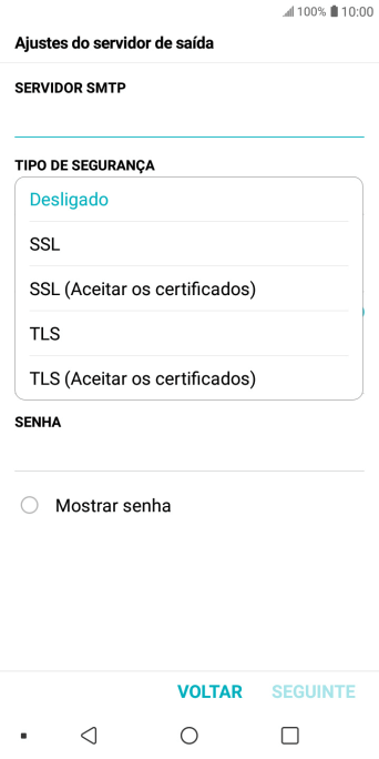 Pressione Desligado para desativar a função. Pressione Desligado para desativar a função.