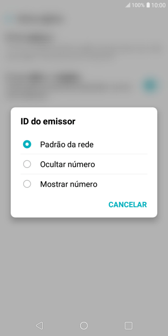 Pressione Mostrar número para ativar a identificação do seu número. Pressione Mostrar número para ativar a identificação do seu número.