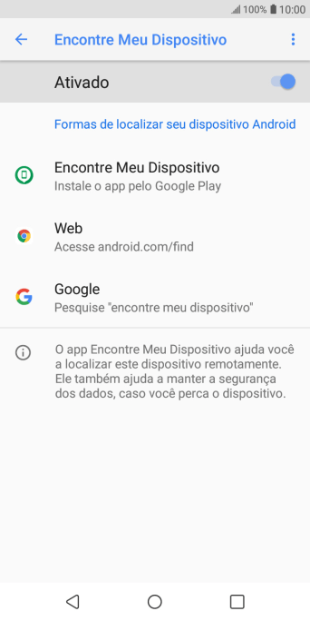 Pressione o indicador para ativar a função. Pressione o indicador para ativar a função.
