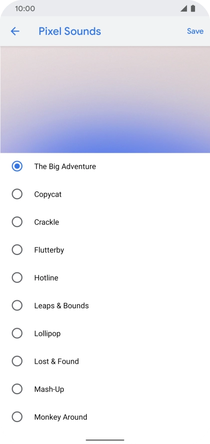 Press the required ring tones to hear them. Press the required ring tones to hear them.