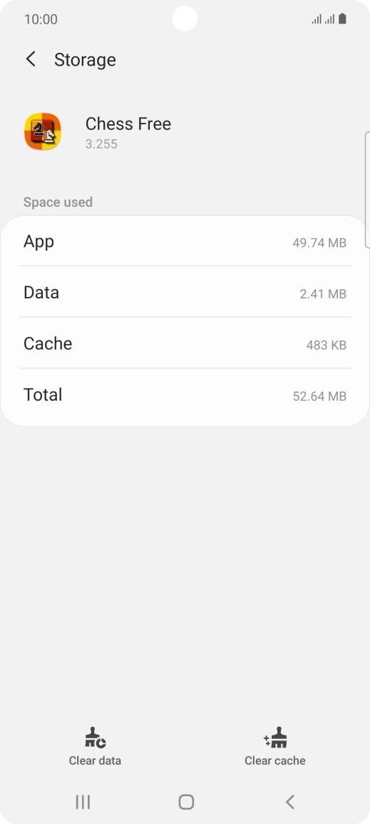 Press Clear cache. Press Clear cache.