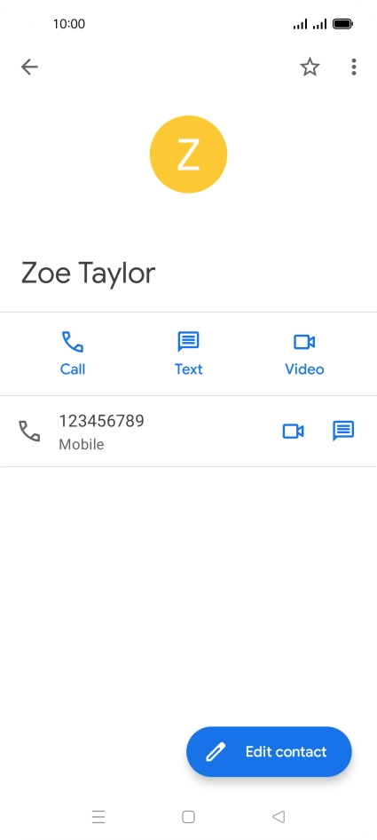 Press the call icon. Press the call icon.
