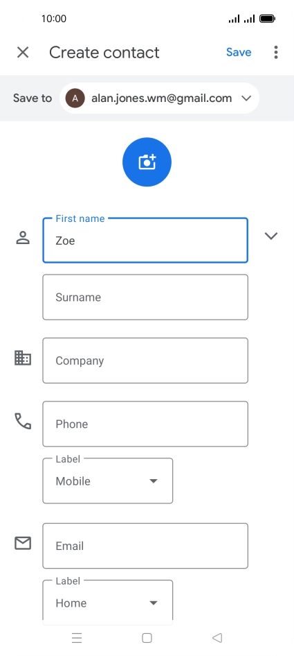 Press Surname and key in the required last name. Press Surname and key in the required last name.