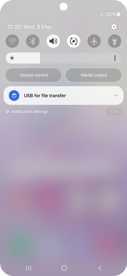 Press the drop down list. Press the drop down list.