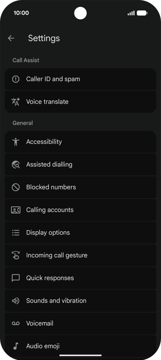 Press Calling accounts. Press Calling accounts.