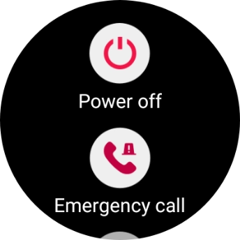 Press Power off. Press Power off.