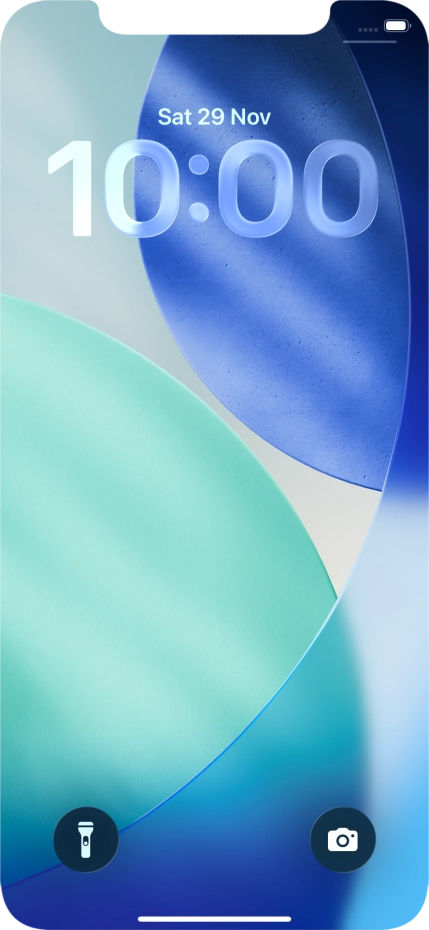 Slide your finger upwards starting from the bottom of the screen. Slide your finger upwards starting from the bottom of the screen.