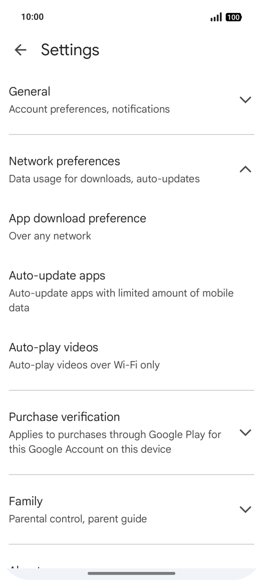 Press Auto-update apps. Press Auto-update apps.