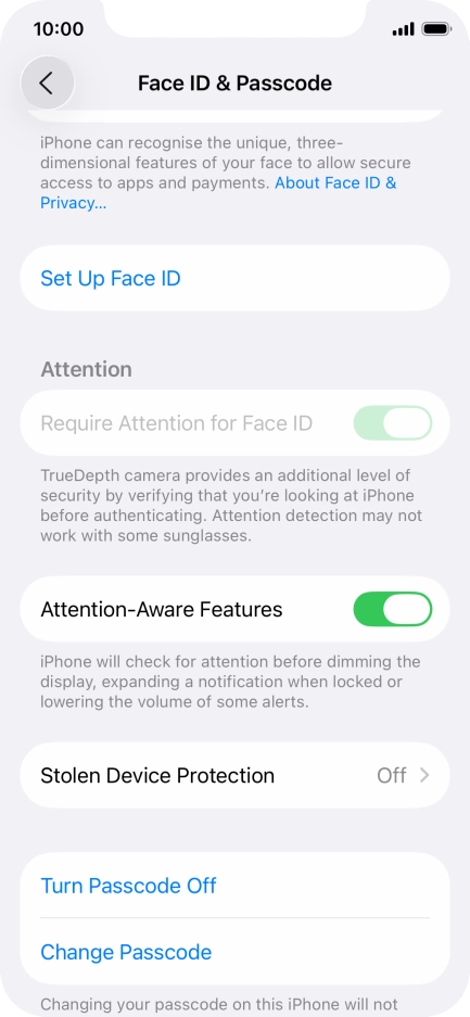 Press Turn Passcode Off and key in the phone lock code. Press Turn Passcode Off and key in the phone lock code.