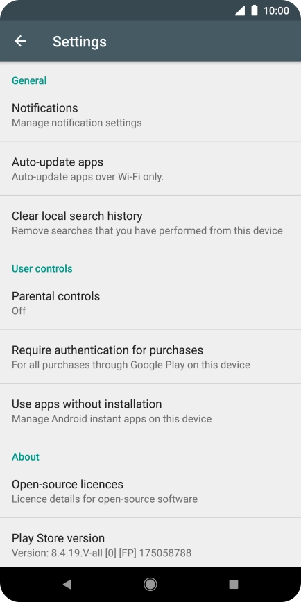 Press Auto-update apps. Press Auto-update apps.