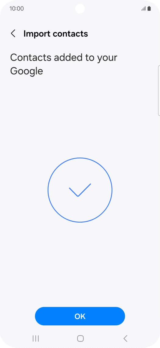 Press OK. Press OK.