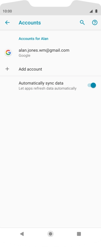Press the Home key to return to the home screen. Press the Home key to return to the home screen.