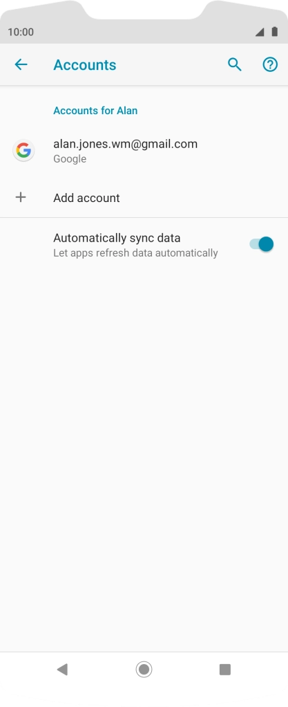 Press the Home key to return to the home screen. Press the Home key to return to the home screen.