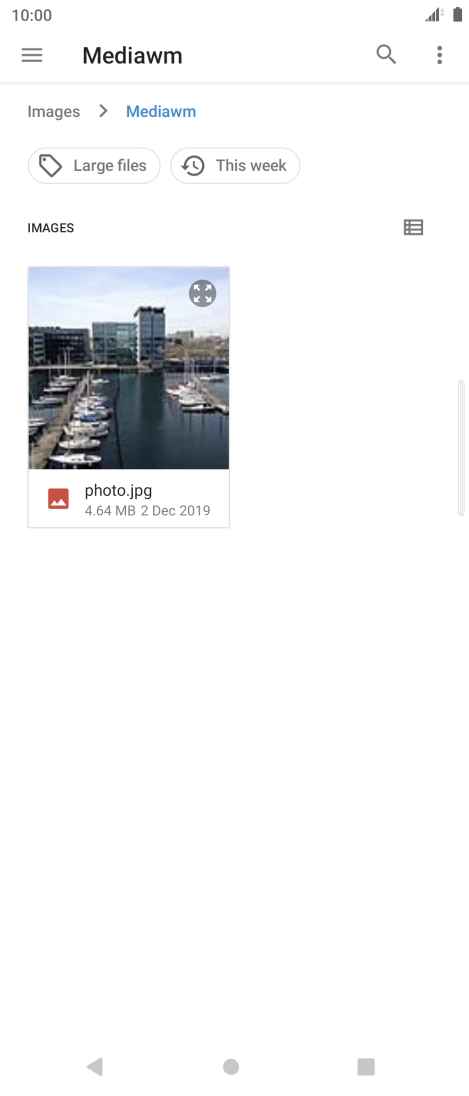 Press the required picture. Press the required picture.
