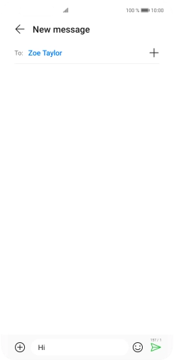 Press the add icon. Press the add icon.