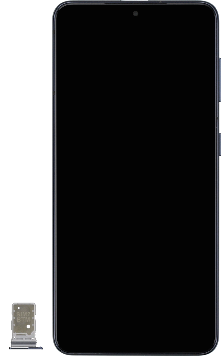 Turn your SIM so the angled corner of the SIM matches the angled corner of the second SIM holder and place your SIM in the SIM holder. Turn your SIM so the angled corner of the SIM matches the angled corner of the second SIM holder and place your SIM in the SIM holder.