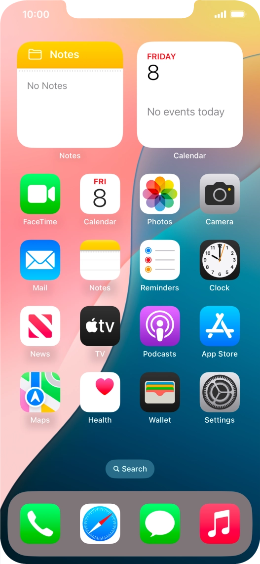 Press Settings. Press Settings.