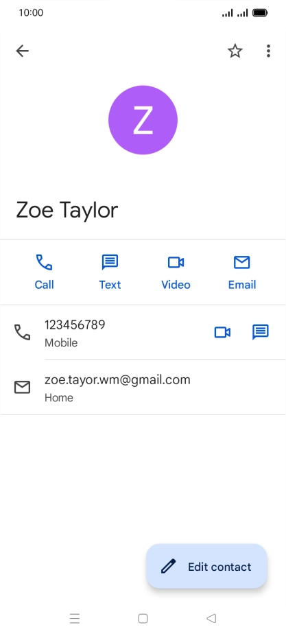 Press the call icon. Press the call icon.