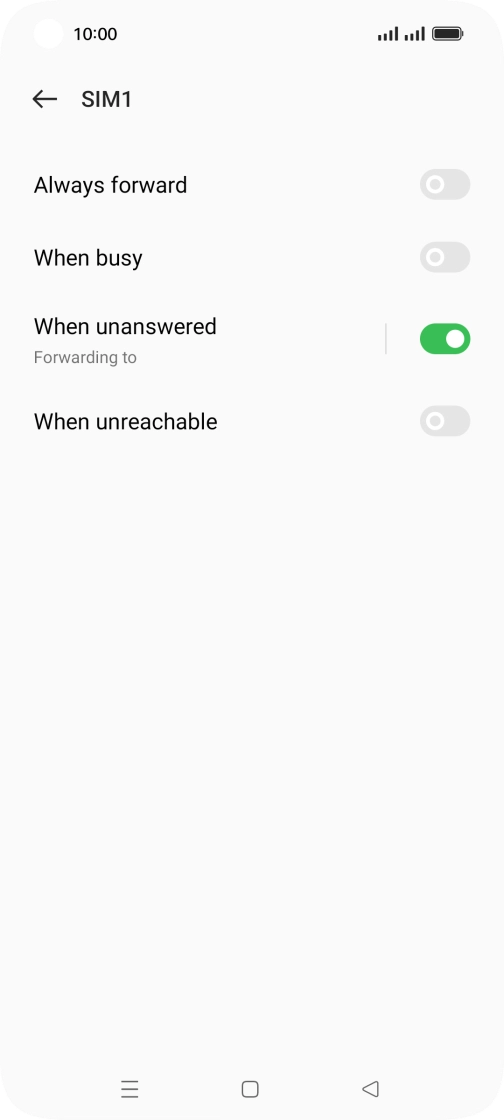 Press the Home key to return to the home screen. Press the Home key to return to the home screen.