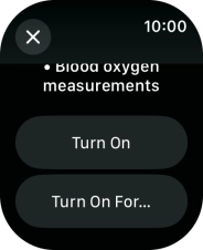 Press Turn On. Press Turn On.