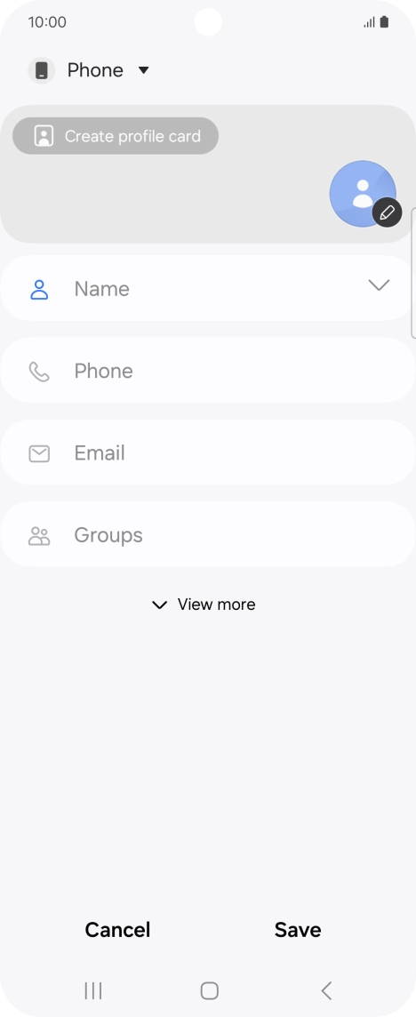 Press the address book drop down list. Press the address book drop down list.