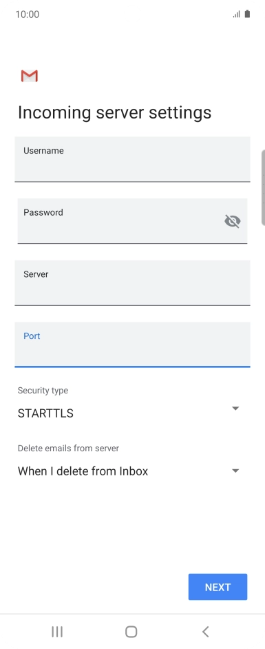 Press the drop down list below Press the drop down list below