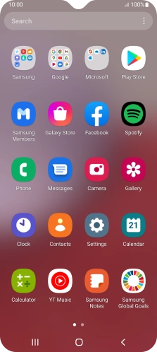 Press Samsung. Press Samsung.
