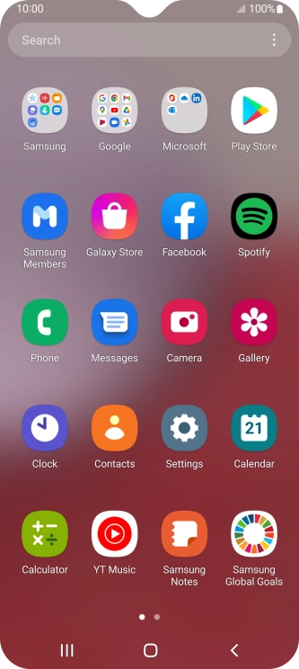 Press Samsung. Press Samsung.
