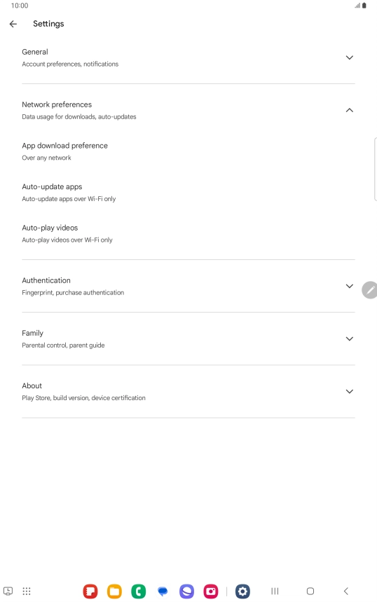 Press Auto-update apps. Press Auto-update apps.