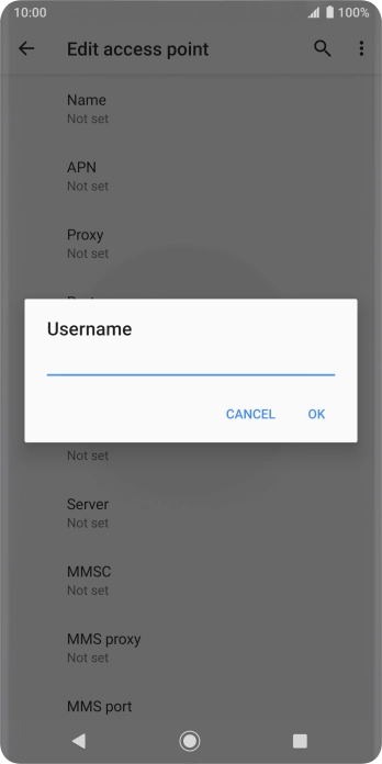 Key in eesecure and press OK. Key in eesecure and press OK.