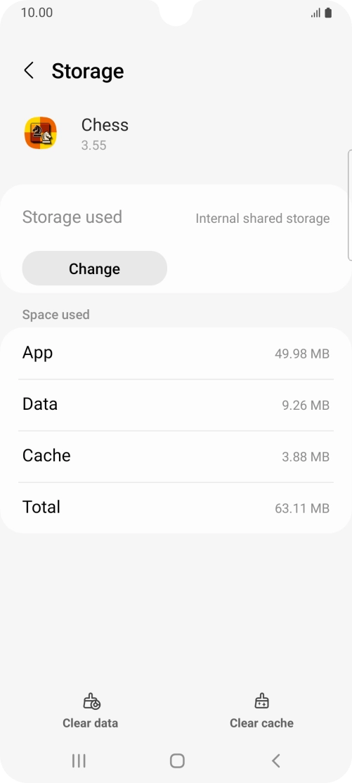 Press Clear cache. Press Clear cache.