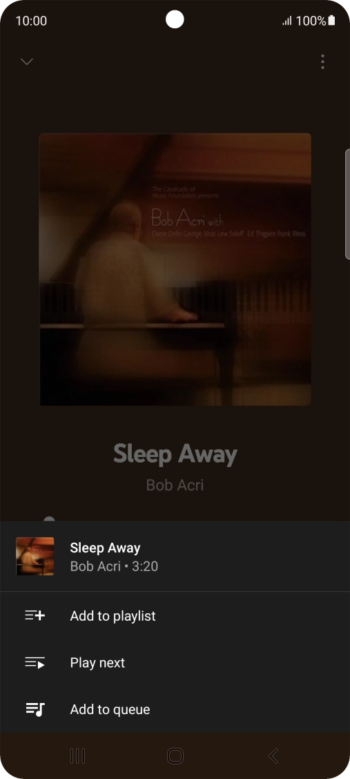 Press Add to playlist. Press Add to playlist.