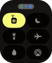 Press the Do Not Disturb icon to turn the function on or off. Press the Do Not Disturb icon to turn the function on or off.