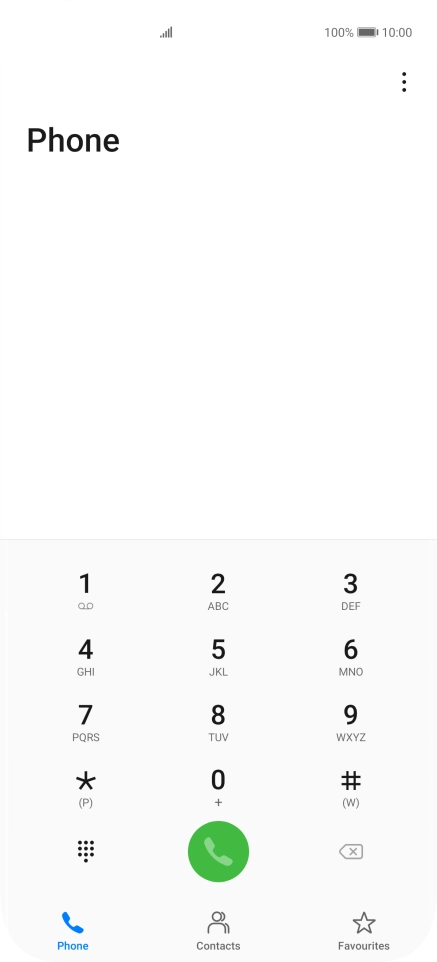 Press the menu icon. Press the menu icon.