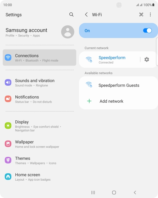 Press the Home key to return to the home screen. Press the Home key to return to the home screen.