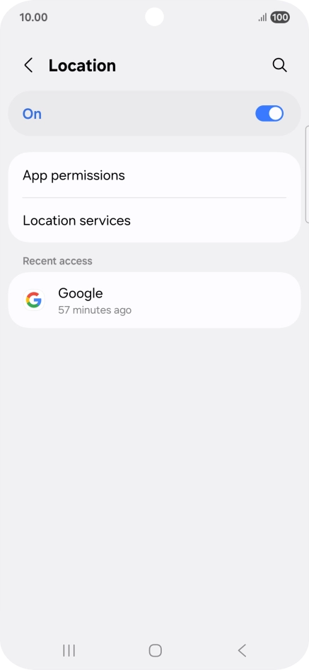 Press App permissions. Press App permissions.
