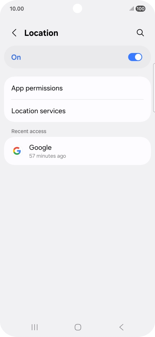 Press App permissions. Press App permissions.