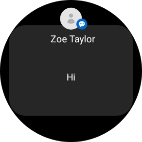 Press the required notification to open it. Press the required notification to open it.