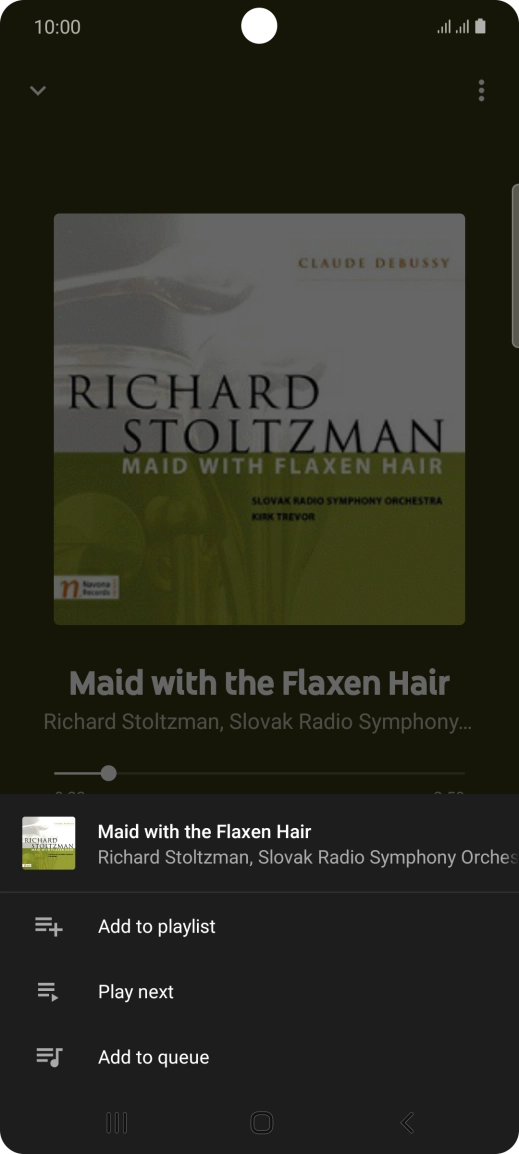 Press Add to playlist. Press Add to playlist.